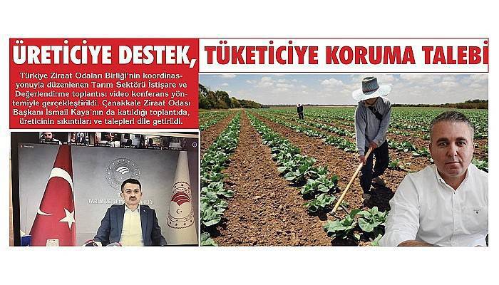 Üreticiye destek, tüketiciye koruma talebi