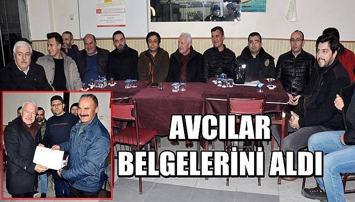 Avcılar Belgelerini Aldı