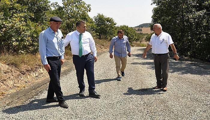 Beyçayır Köyü’nün yolu artık daha rahat