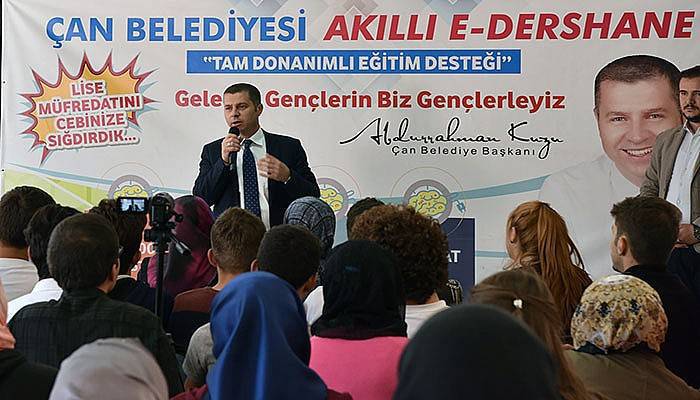 Çan Belediyesi’nden Akıllı E-Dershane