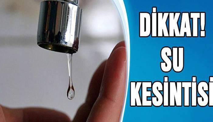 Çanakkale'de Perşembe günü su kesintisi!