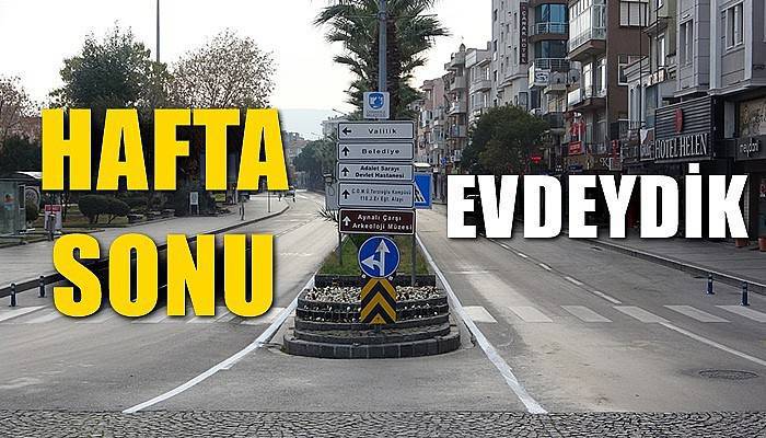 Hafta sonu evdeydik!