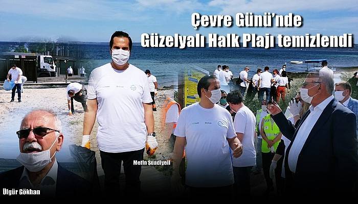Çevre Günü’nde Güzelyalı Halk Plajı temizlendi