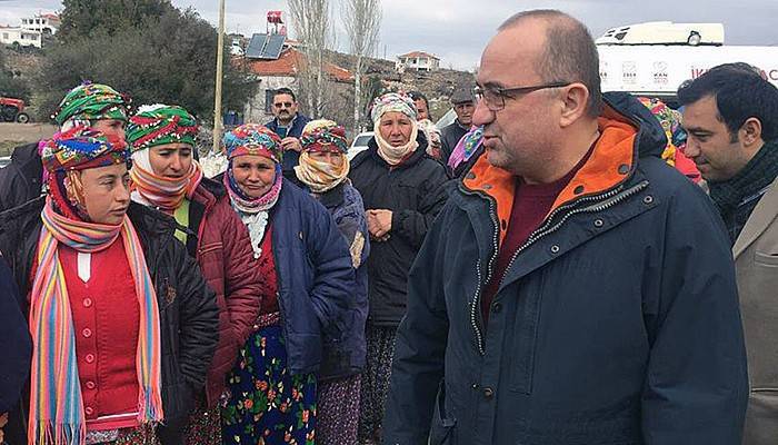 Milletvekili Gider, yeniden deprem bölgesinde (VİDEO)