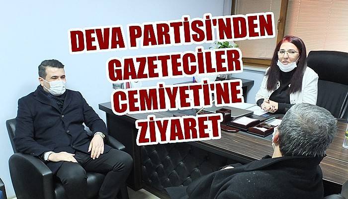 DEVA Partisi’nden Gazeteciler Cemiyeti’ne ziyaret