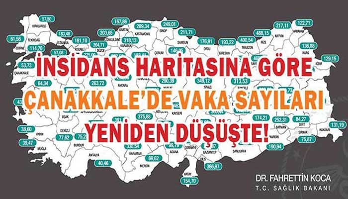 Vaka sayısı yeniden düşüş gösterdi
