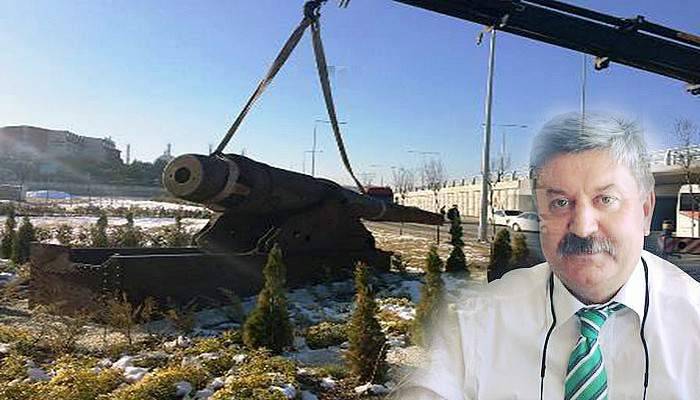 Tarihi topun kaldırılmasına tepki