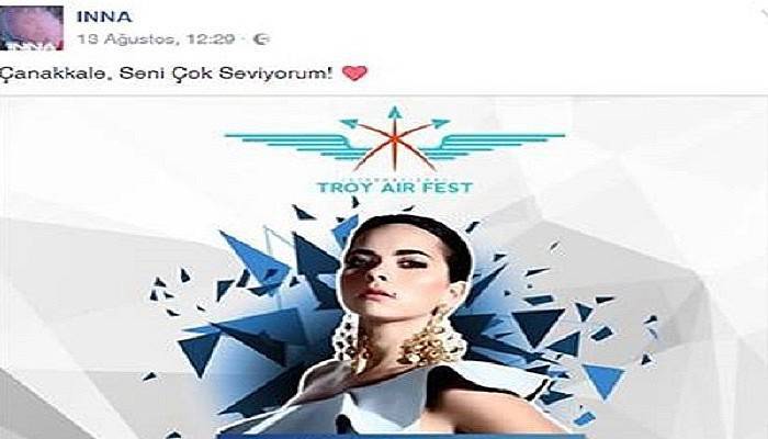 Inna’dan Çanakkale’ye Mesaj