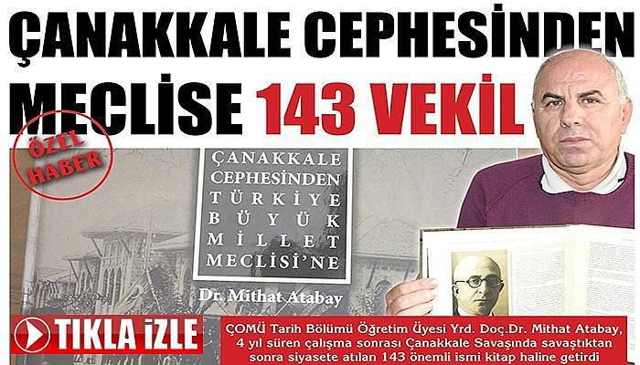 Çanakkale Cephesinden Meclis’e (VİDEO)