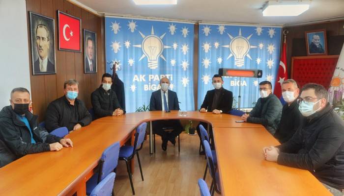 KAYMAKAM CAN, AK PARTİ'Yİ ZİYARET ETTİ