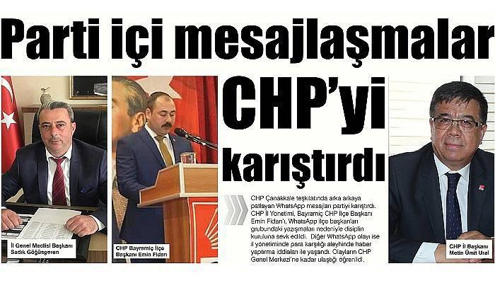 WhatsApp mesajları CHP’yi karıştırdı