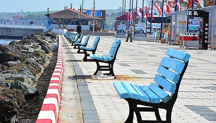 Lapseki Batı Kordonu Baştan Aşağıya Yeniliyor