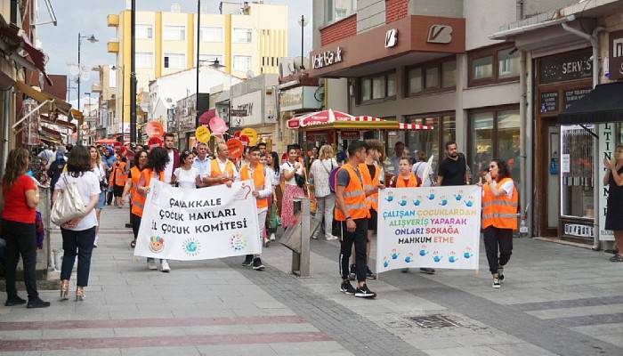 Çocuk işçiler için farkındalık çalışması