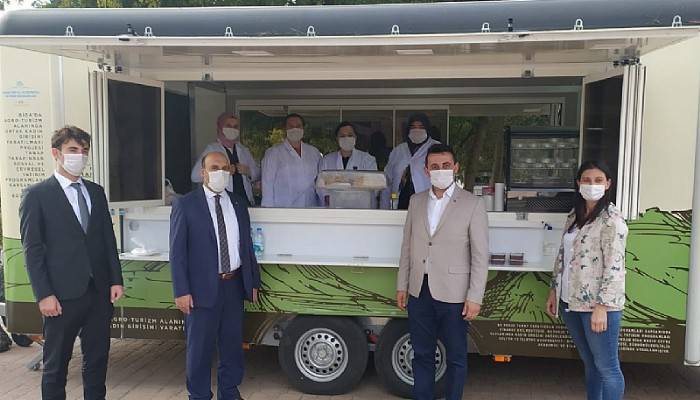 KOOPERATİFÇİLİK OTOBÜSÜ DESTEK İÇİN GELDİ