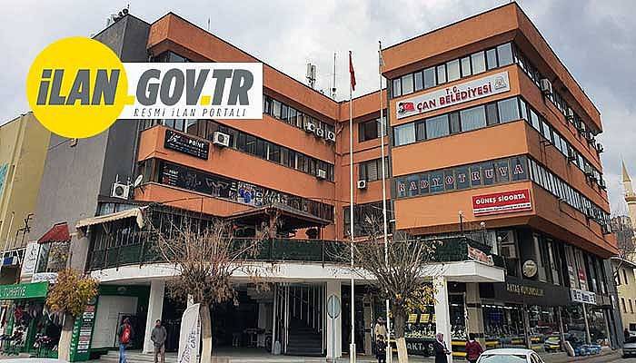 ÇAN BELEDİYESİ İŞYERLERİNİ KİRALAYACAK
