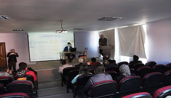 KOSGEB Çanakkale İl Müdürlüğü Gökçeada toplantı yaptı