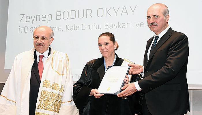 İTÜ’den, Zeynep Bodur Okyay’a Fahri Doktora