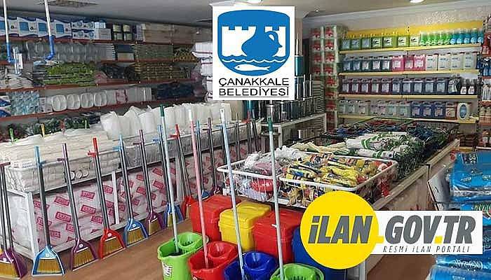 ÇANAKKALE BELEDİYESİ TEMİZLİK MAZEMESİ ALACAK