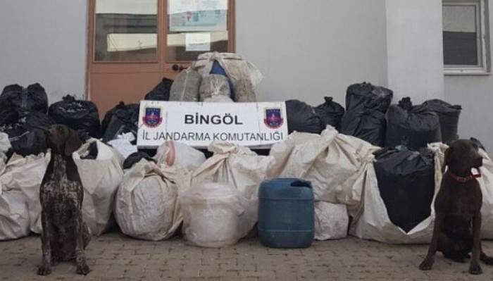 Bingöl’de 7 milyon değerinde esrar ele geçirildi