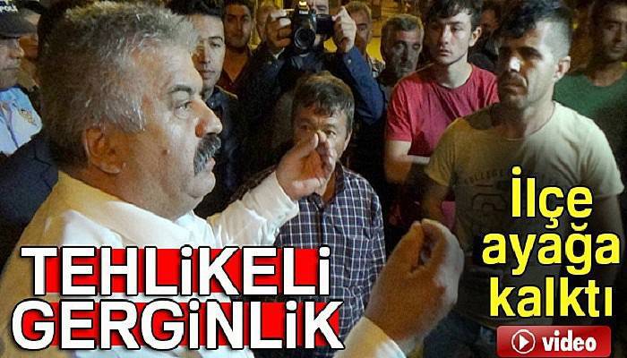 Terör örgütü PKK propagandası iddiası gerginliği