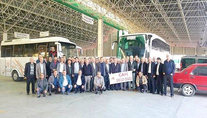 Çan Ziraat Odasından Bursa çıkarması