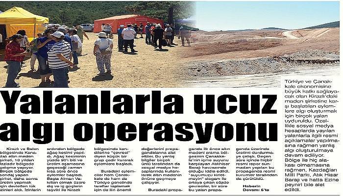 Halkı yanıltanlara suç duyurusu