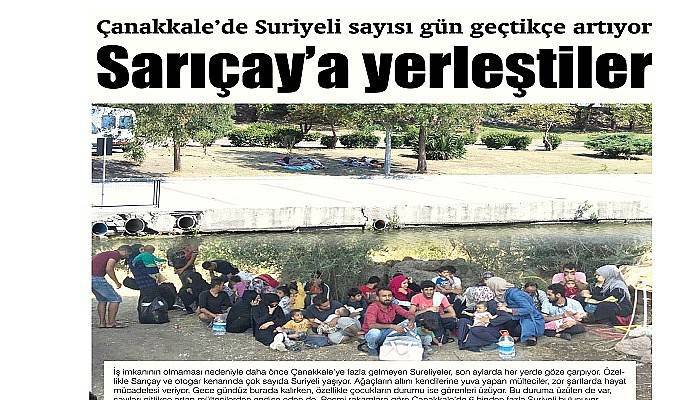 Otogar ve Sarıçay kenarı Suriyelilerle doldu