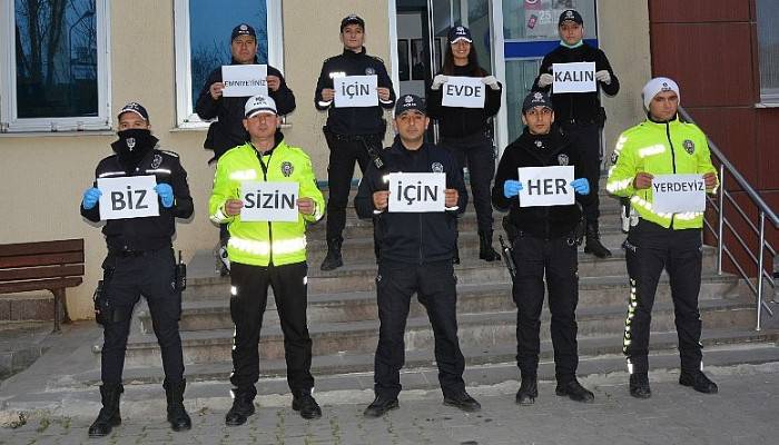 Biga Emniyetinden “Evde kal” çağrısı!