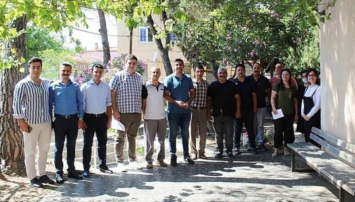 İş arkadaşları yeni görev yerlerine uğurladı