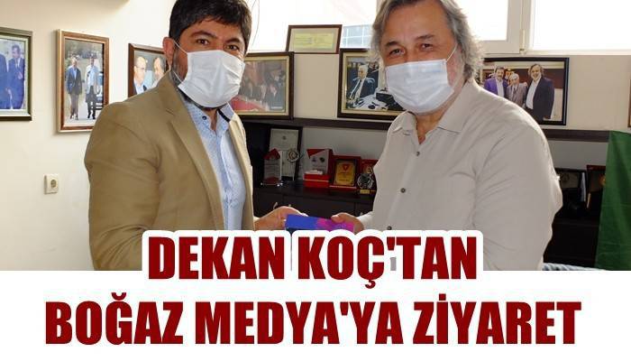 Spor Bilimler Fakültesi Dekanı Koç’tan Boğaz Medya’ya ziyaret