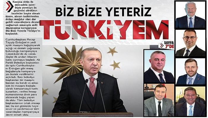 Kampanyaya Başkanlardan Maaşlı Destek