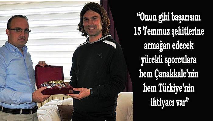 Turan'dan rekortmene kutlama ve övgü