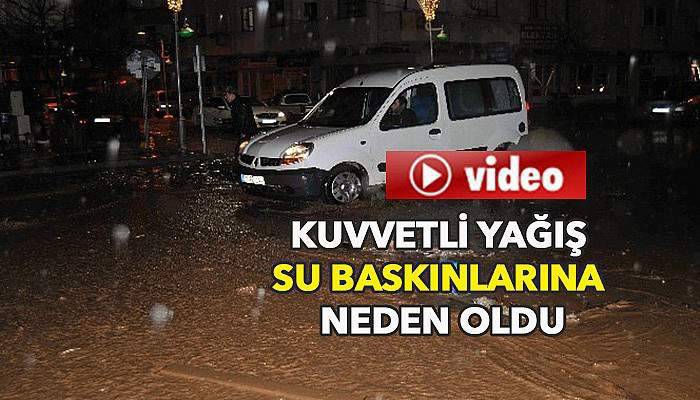 Yağmur yağıp bir de Kazdağların'daki karlar eriyince (VİDEO)