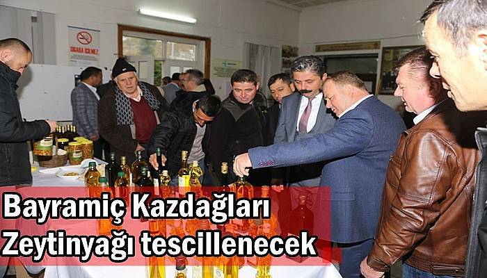Bayramiç Kazdağları Zeytinyağı tescillenecek
