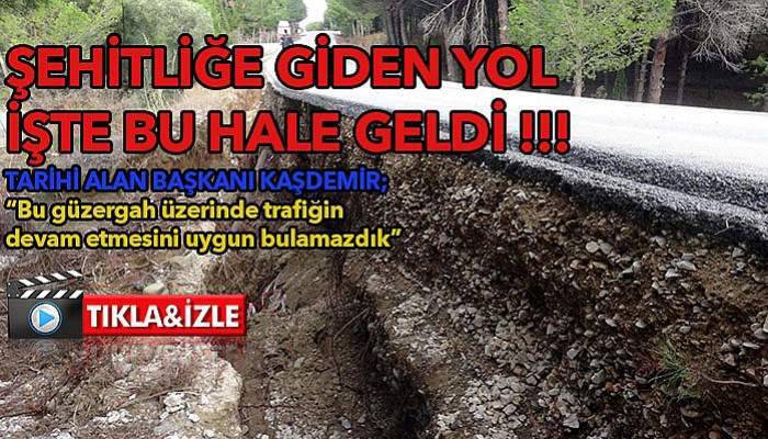 Kabatepe - Alçıtepe yolu kapandı