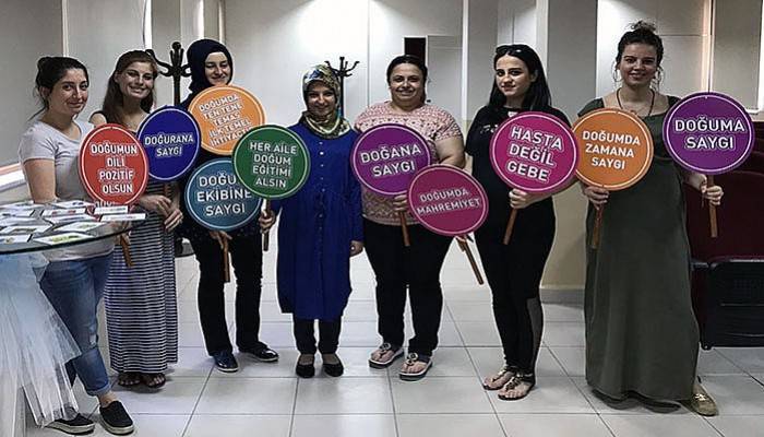 Biga Devlet Hastanesi'nde 217 gebe eğitim aldı