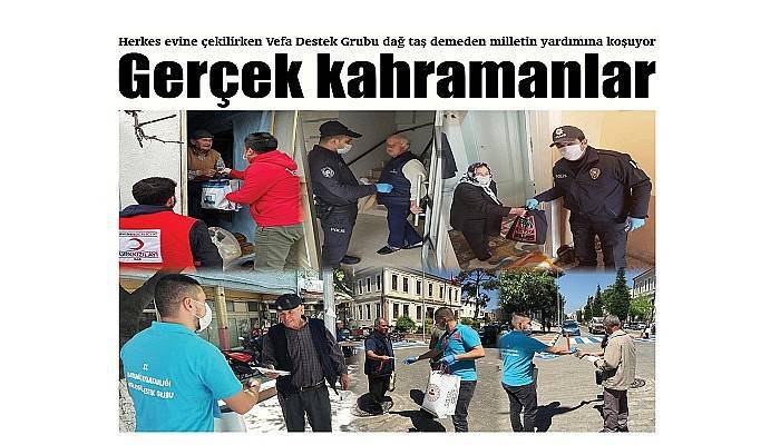 Herkesin yardımına koşuyorlar
