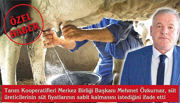 Süt fiyatları sabit kalmalı
