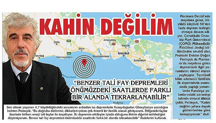 “Yıllara dayalı gözlemlerime göre konuşuyorum”