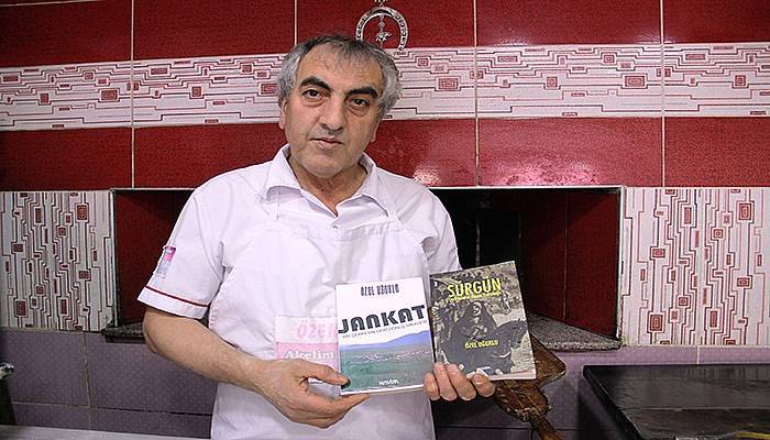 26 yıllık pidecinin 5 romanı yayımlandı (VİDEO)