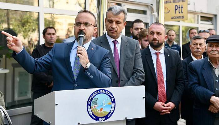 Turan; “Savaş yapmıyoruz, siyasi yarış yapıyoruz”