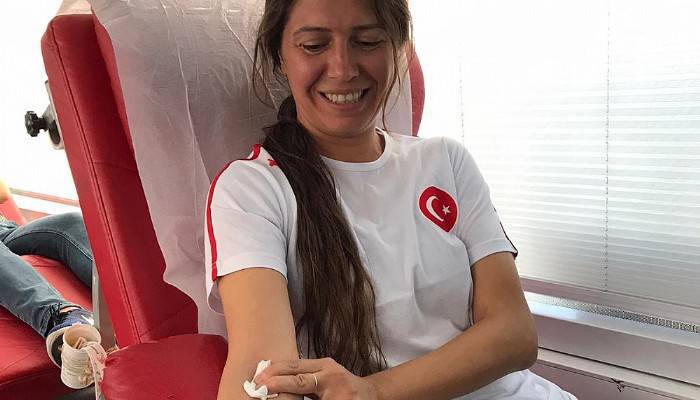 Milli sporcu Derya Can’dan kök hücre bağışına destek