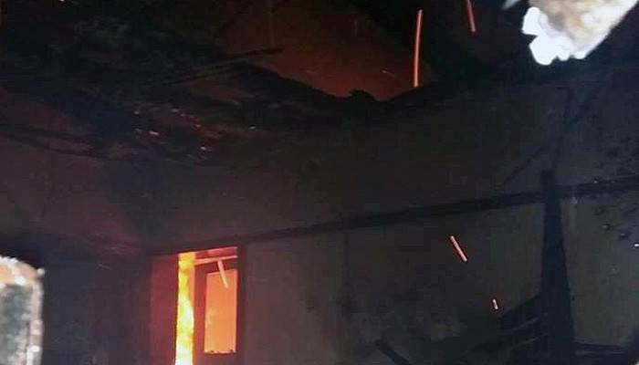 5 kişinin yaşadığı ev kül oldu