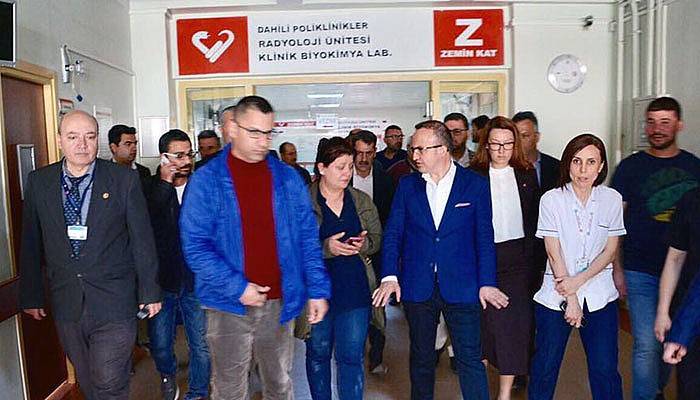 Turan’dan kalp krizi geçiren CHP’li başkana ziyaret
