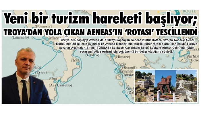 Troya’dan yola çıkan Aeneas’ın ‘rotası’ tescillendi