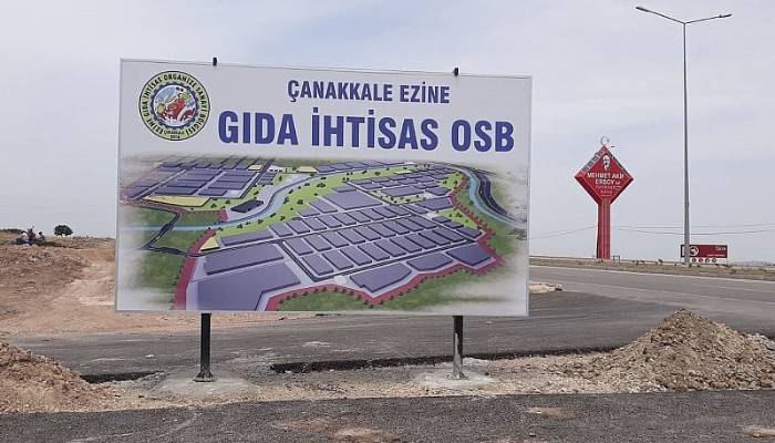 Çanakkale Ezine Gıda İhtisas OSB Alt Yapı Çalışmaları Başladı