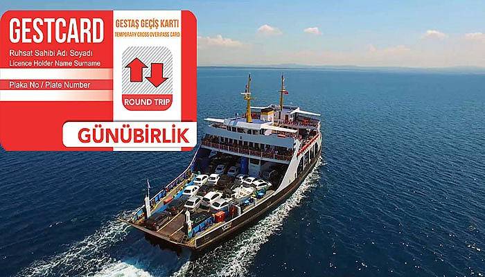 Günübirlik geçişlere günübirlik Gestcard...
