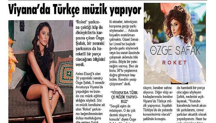 Viyana’da Türkçe müzik yapıyor