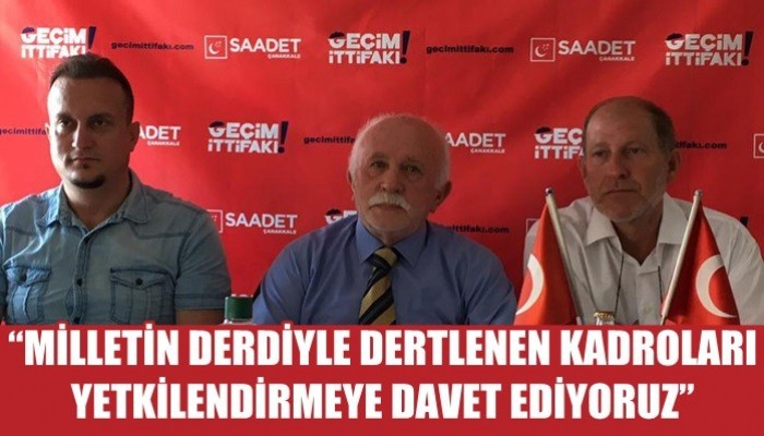 Saadet Partisi’nden ‘Geçim İttifakı’ çağrısı