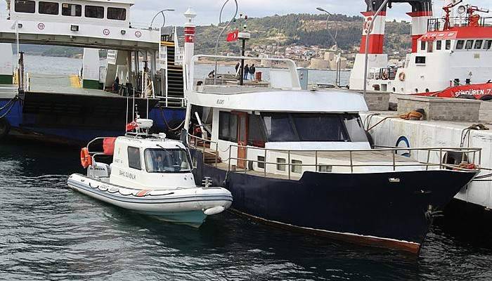Çanakkale Boğazında şüpheli yat